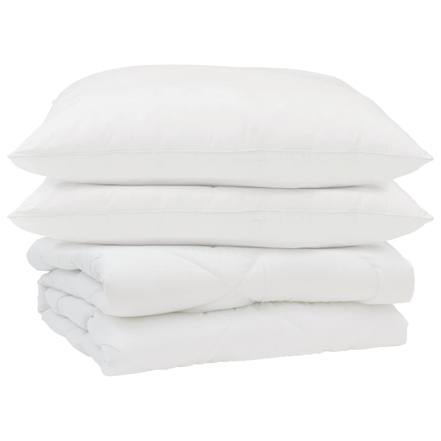 Zomer Dekbed met kussen 3 pcs Wit Microfibre is nu te koop bij PeponiXL, paradijselijk wonen!