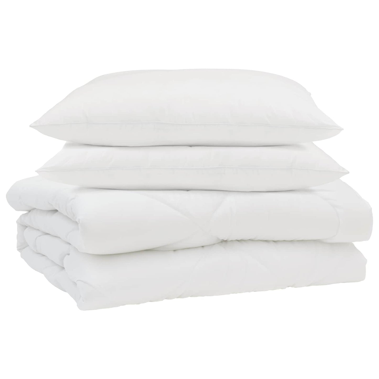Zomer Dekbed met kussen 3 pcs Wit Microfibre is nu te koop bij PeponiXL, paradijselijk wonen!
