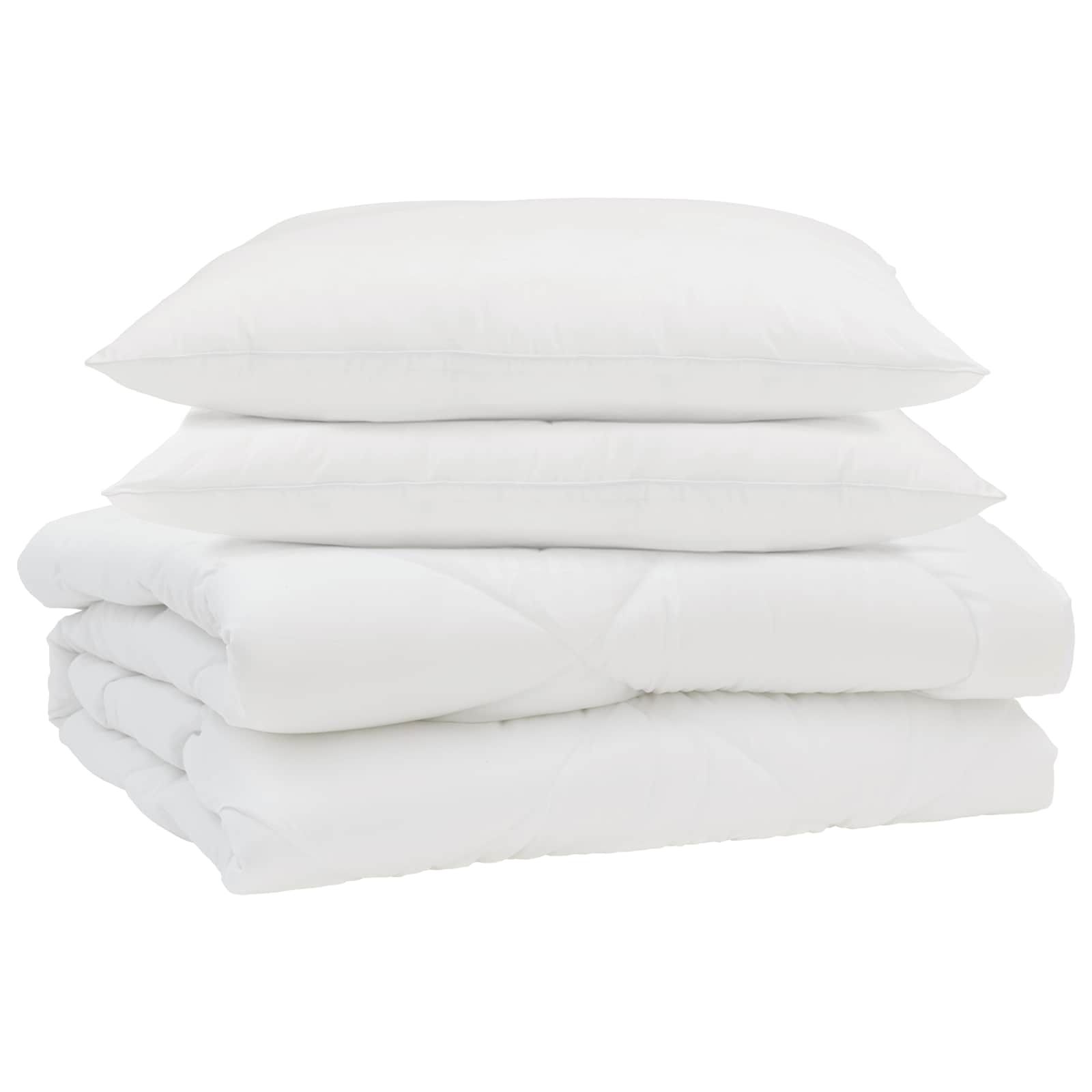 Zomer Dekbed met kussen 3 pcs Wit Microfibre is nu te koop bij PeponiXL, paradijselijk wonen!