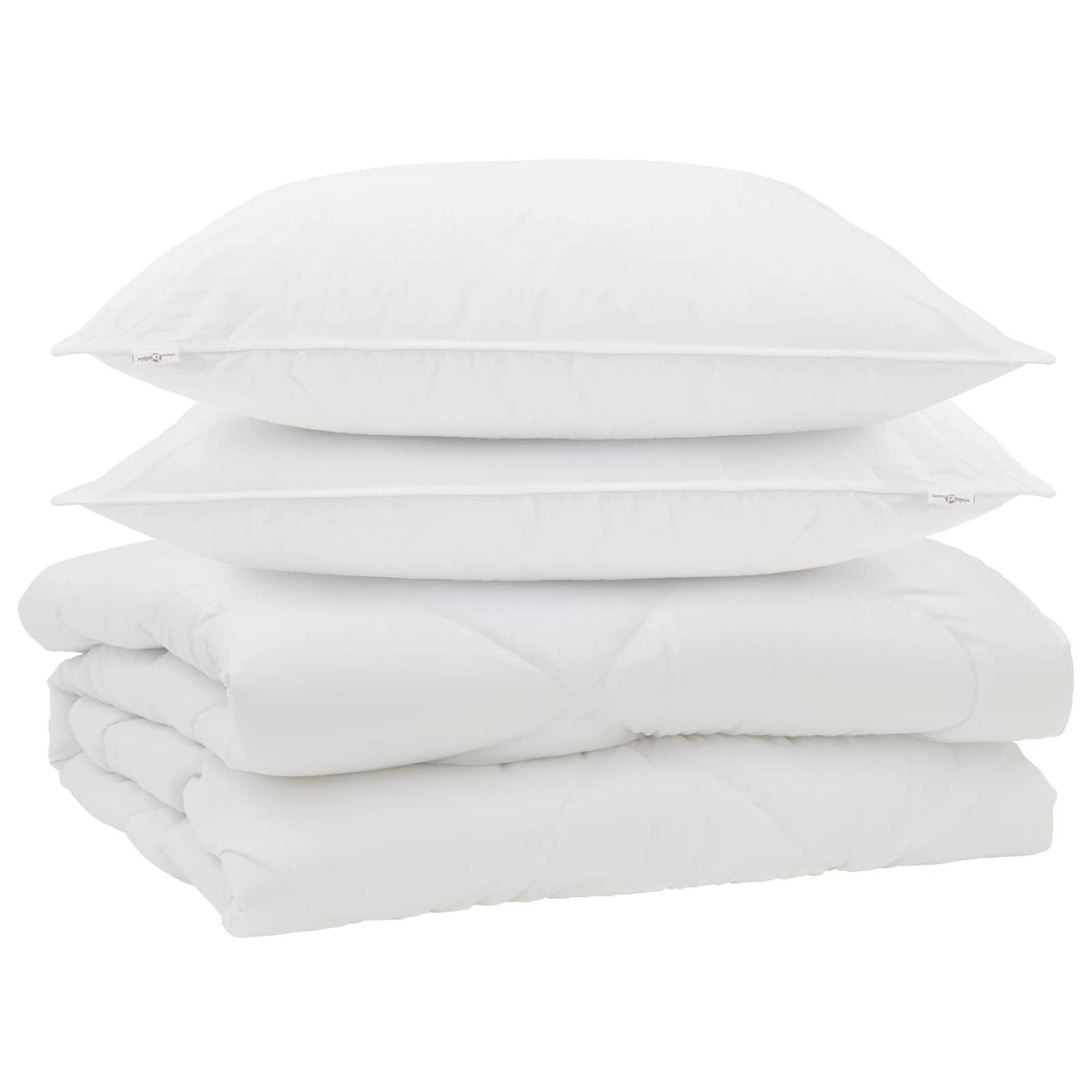Dekbed met kussen 3 pcs Wit Microfibre is nu te koop bij PeponiXL, paradijselijk wonen!