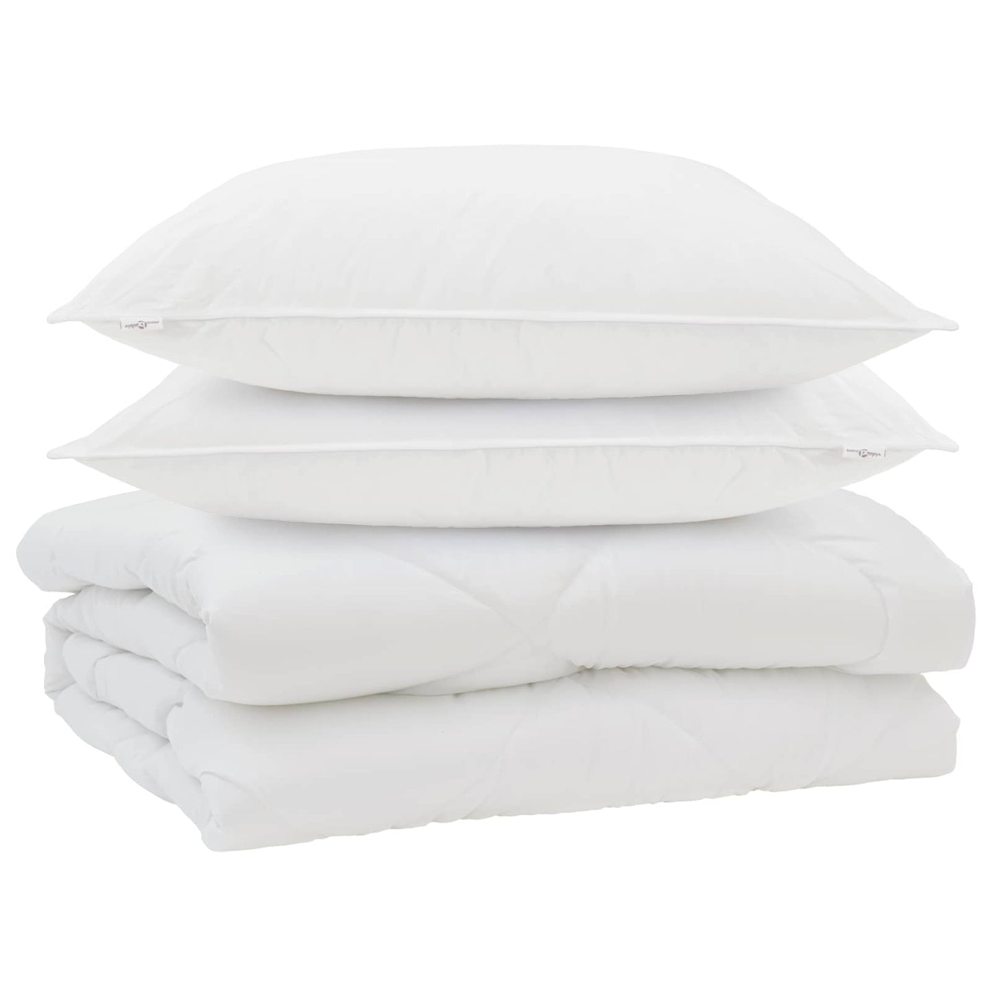 Dekbed met kussen 3 pcs Wit Microfibre is nu te koop bij PeponiXL, paradijselijk wonen!
