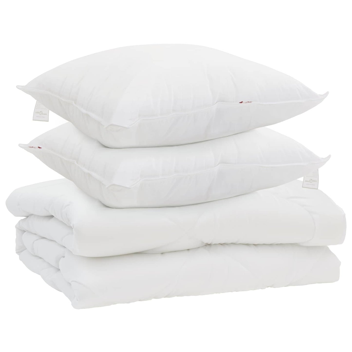 Dekbed met kussen 3 pcs Wit Microfibre is nu te koop bij PeponiXL, paradijselijk wonen!