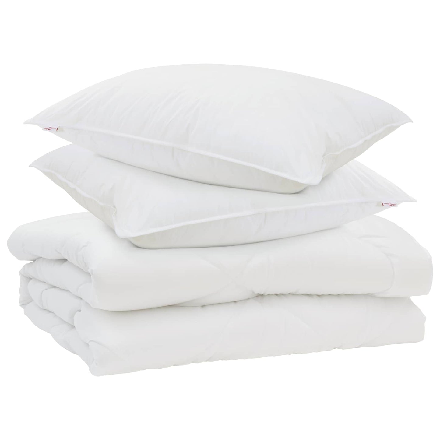 Dekbed met kussen 3 pcs Wit Microfibre is nu te koop bij PeponiXL, paradijselijk wonen!