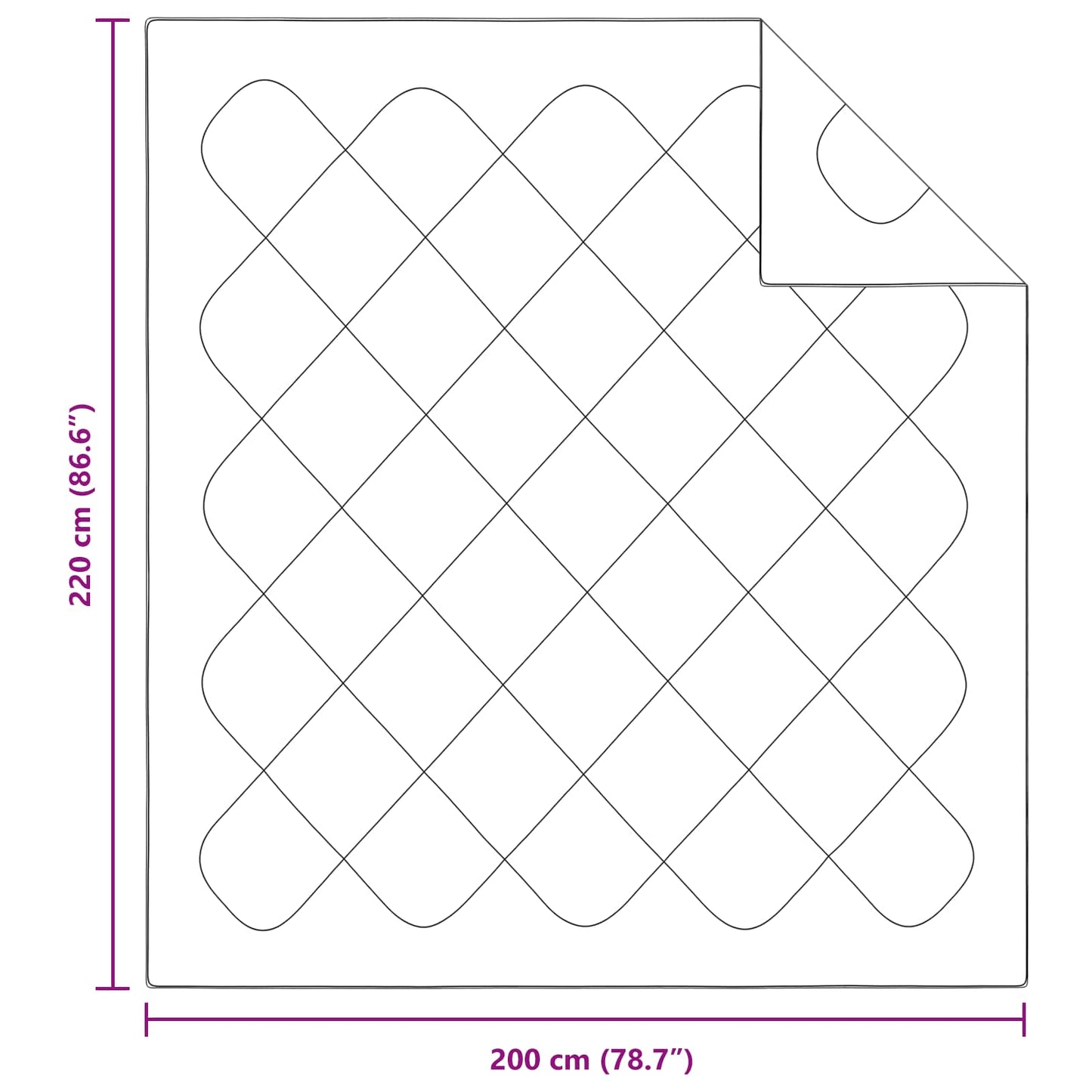 Dekbed met kussen 3 pcs Wit Microfibre is nu te koop bij PeponiXL, paradijselijk wonen!