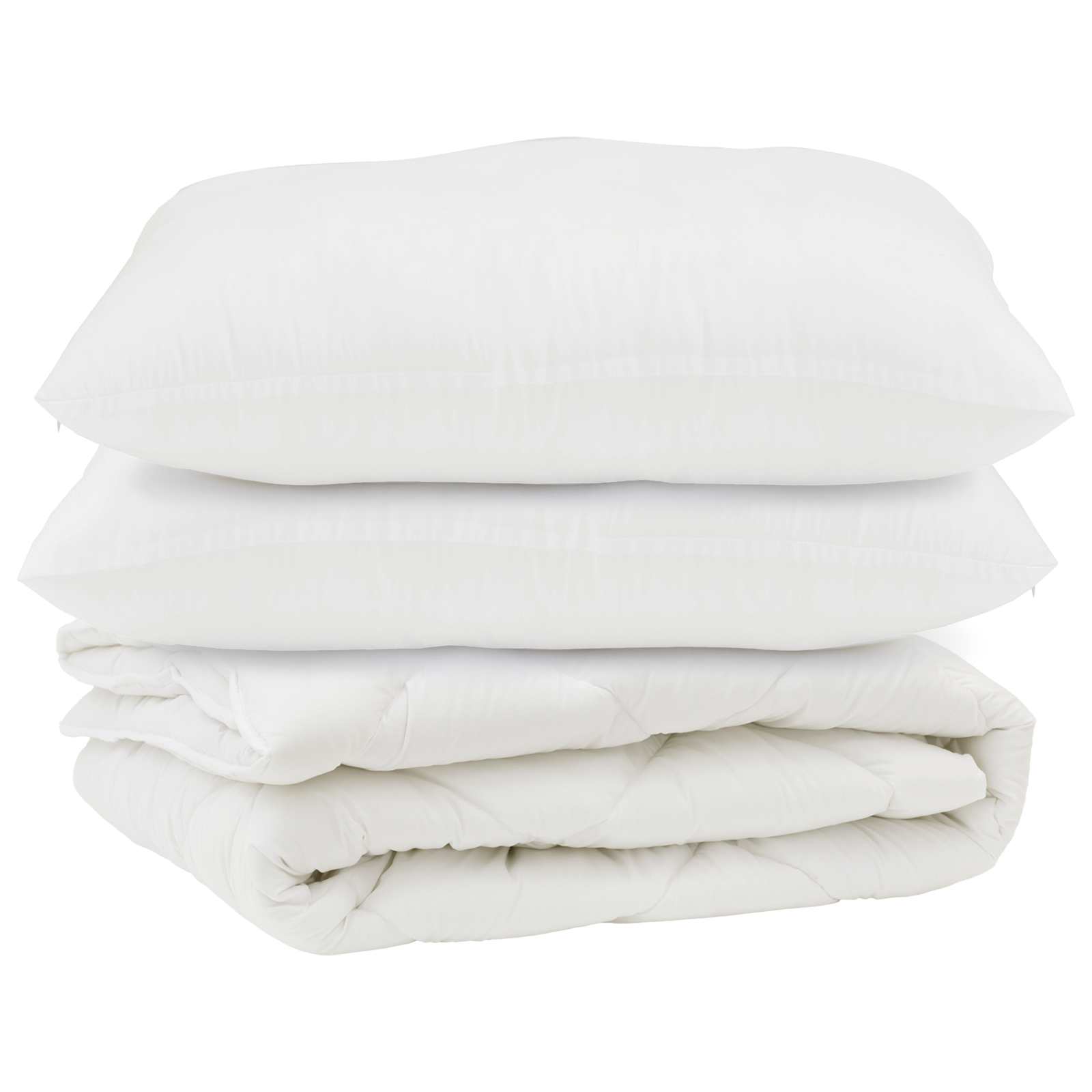 Dekbed met kussen 3 pcs Wit Microvezel is nu te koop bij PeponiXL, paradijselijk wonen!