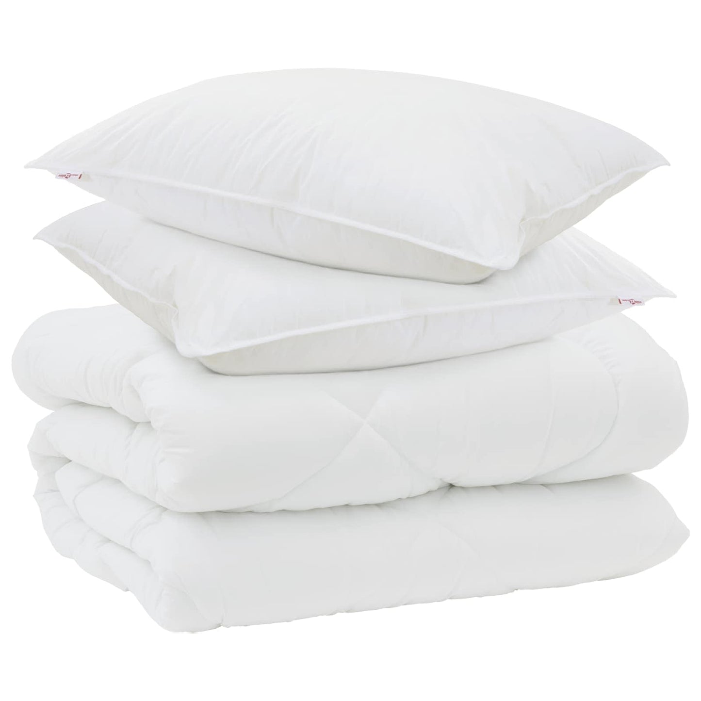 Winter Dekbed met kussen 3 pcs Wit Microvezel