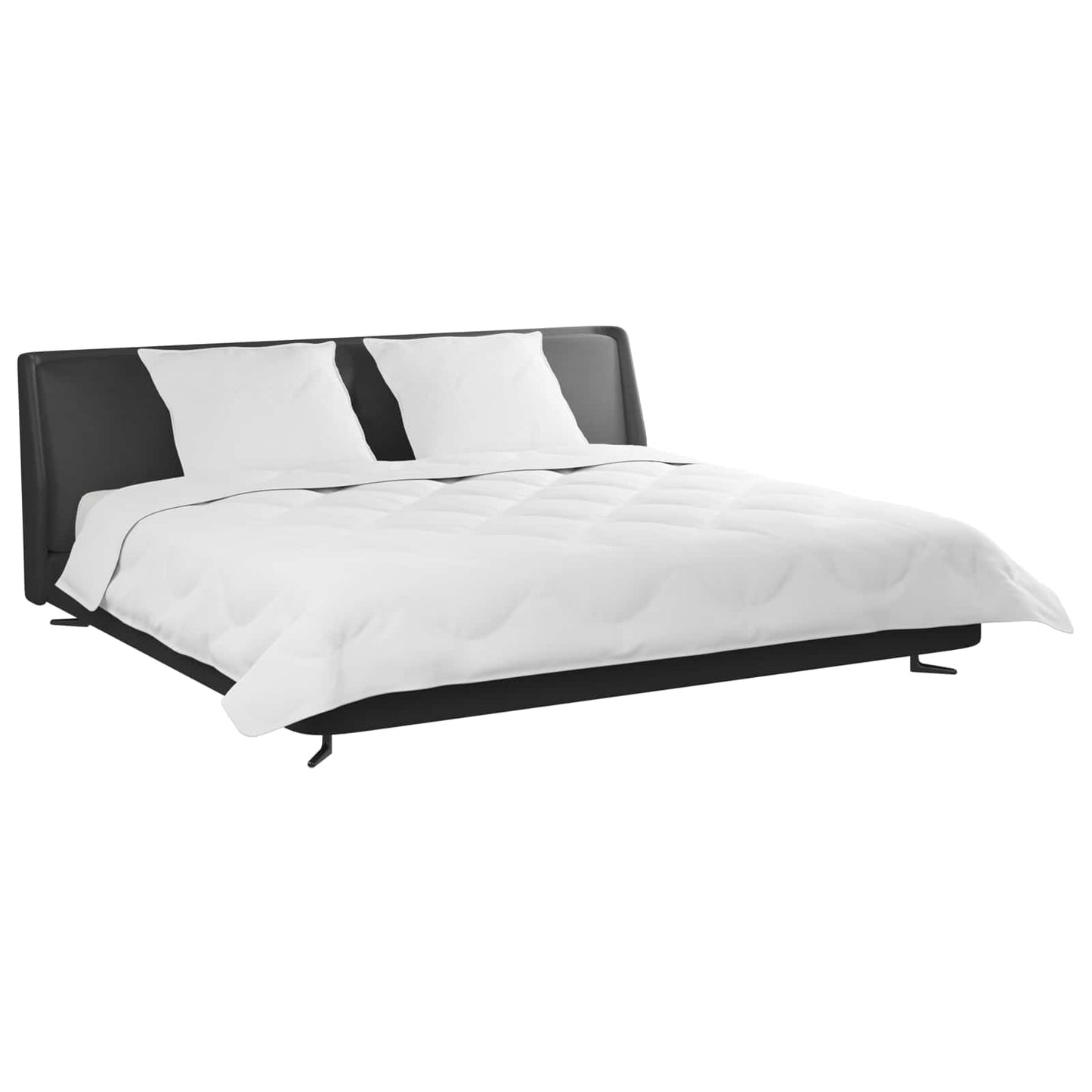 Winter Dekbed met kussen 3 pcs Wit Microvezel