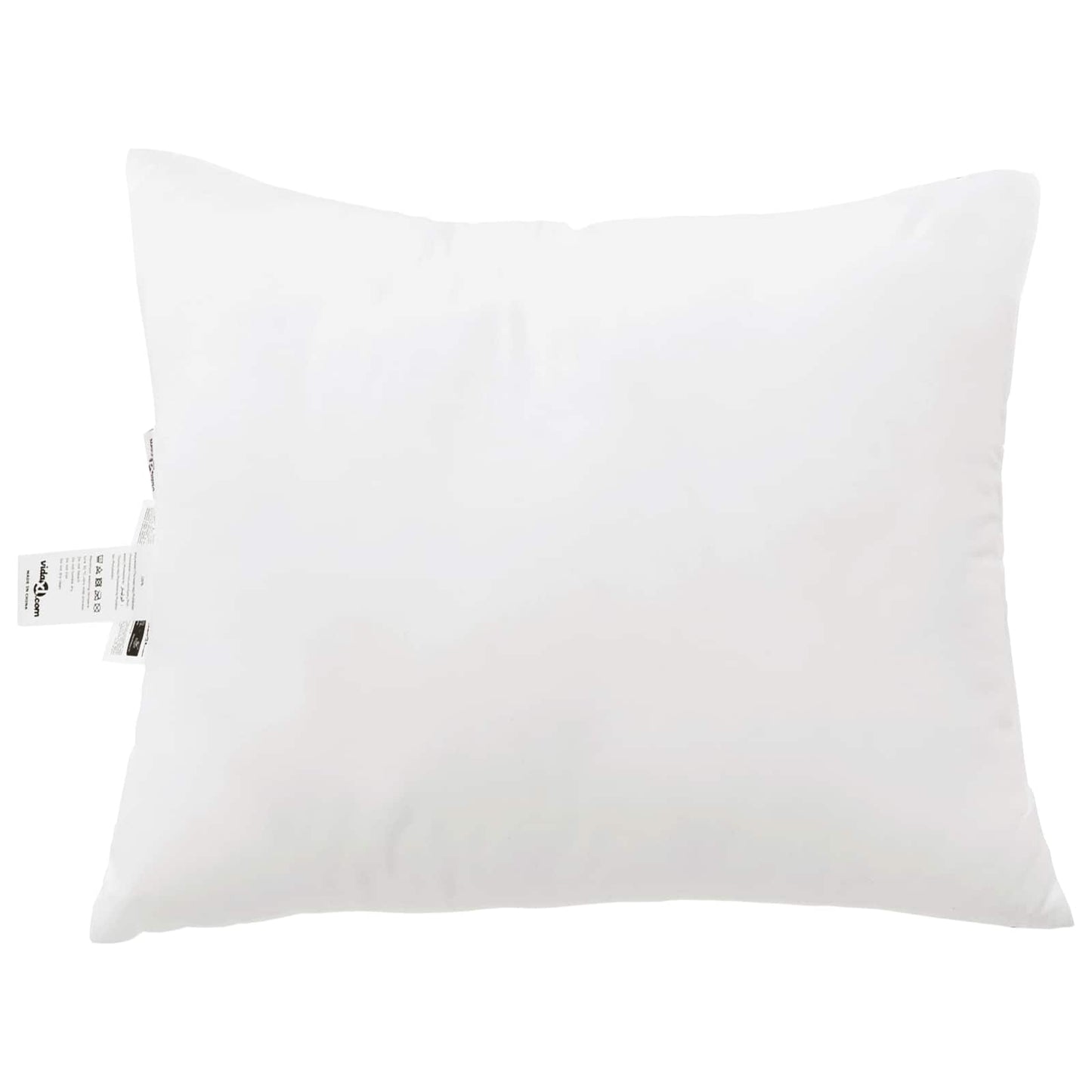 Dekbed met Kussens 3 pcs Wit Microfiber en Dons Feather