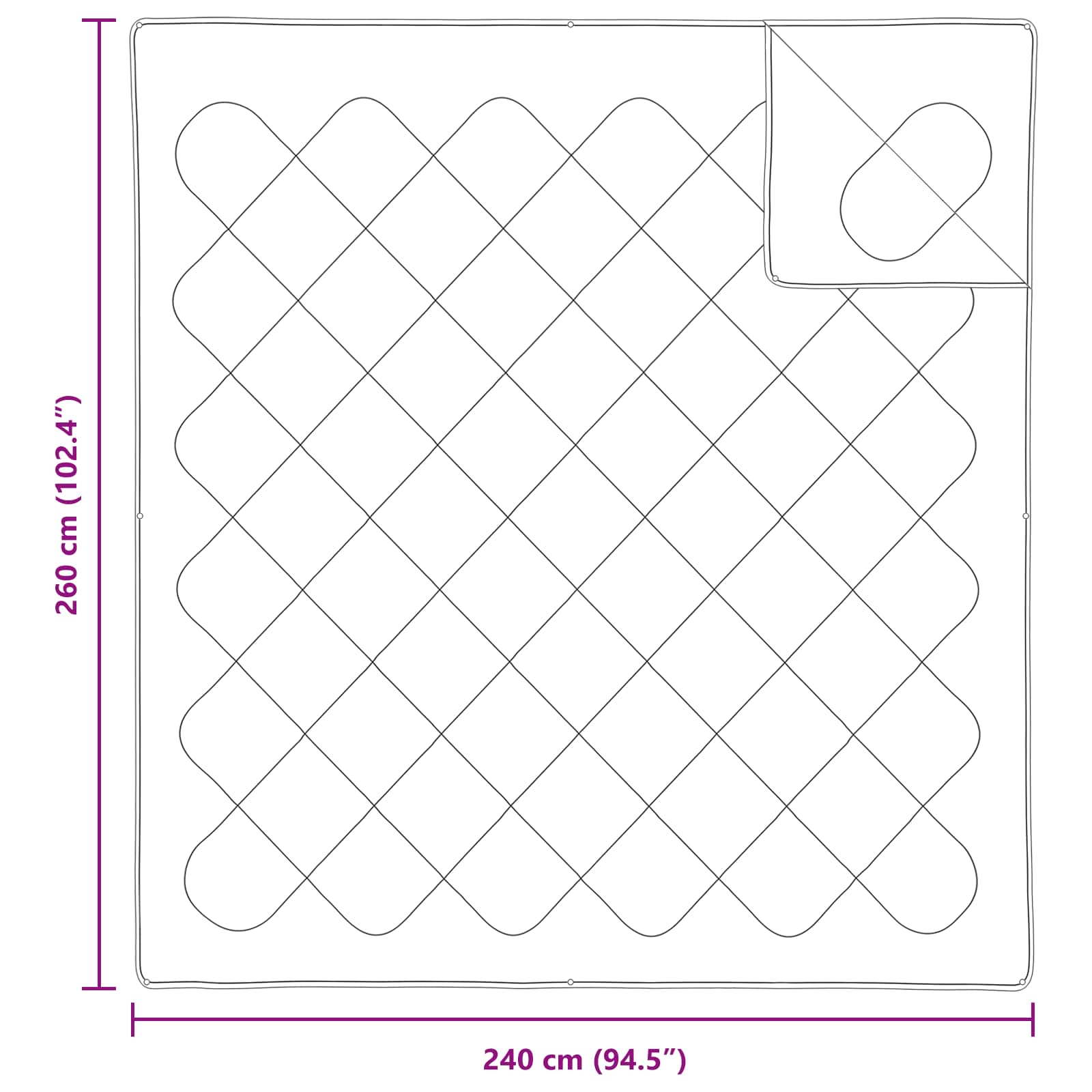 Dekbed met kussen 3 pcs Wit Microfibre is nu te koop bij PeponiXL, paradijselijk wonen!