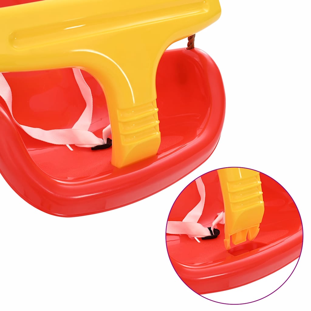 Babyschommel 2 pcs Rood 36 x 43 x 42 cm Kunststof is nu te koop bij PeponiXL, paradijselijk wonen!