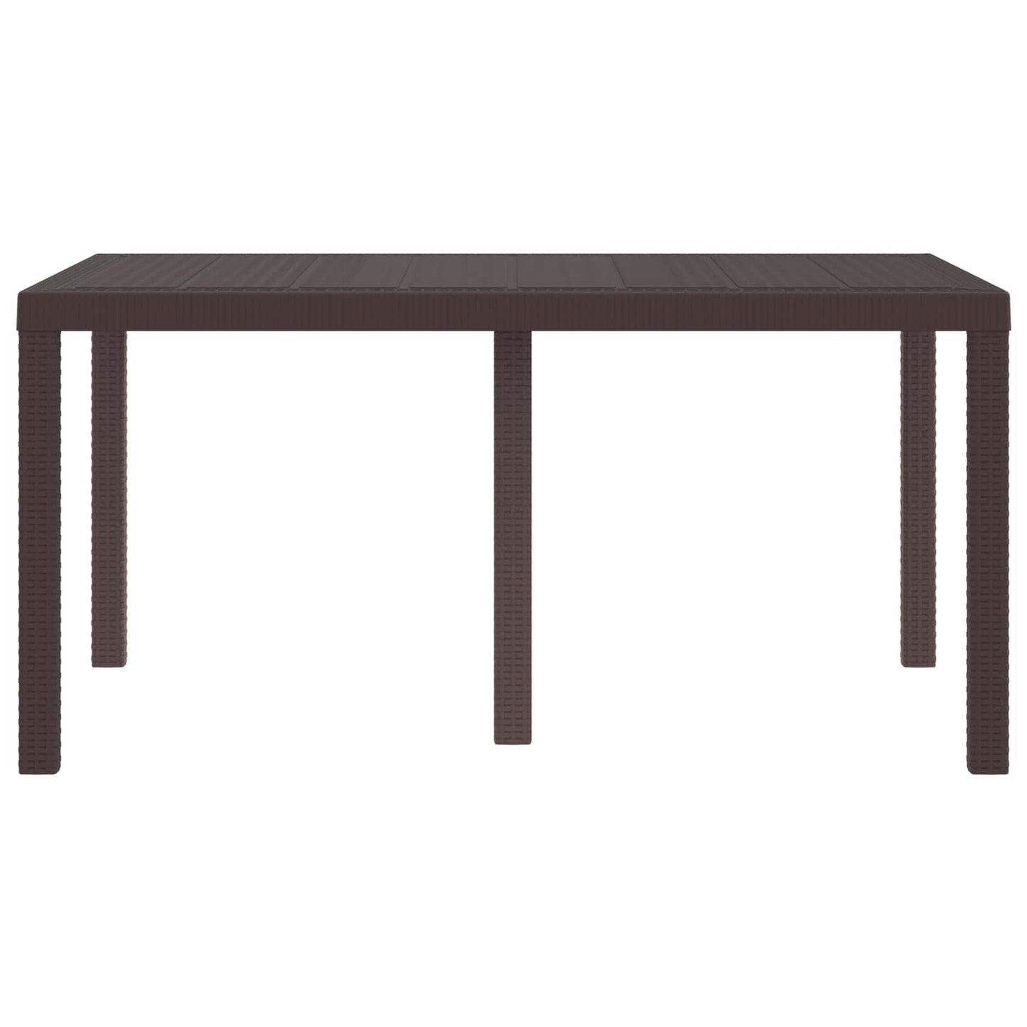 Tuinstafel Bruin 150 x 100 x 73 cm poly rattan is nu te koop bij PeponiXL, paradijselijk wonen!