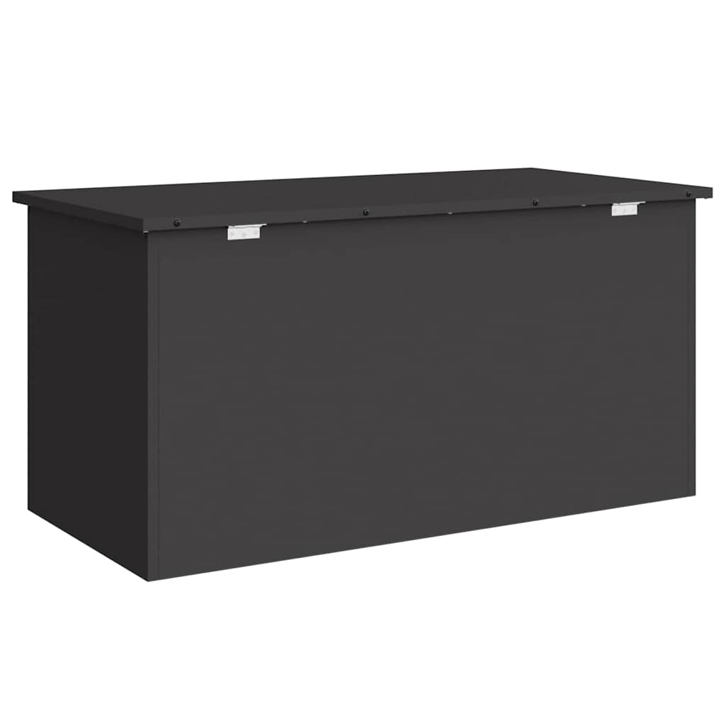 Buitenopslagdoos Zwart 100 x 50,5 x 50 cm Staal is nu te koop bij PeponiXL, paradijselijk wonen!