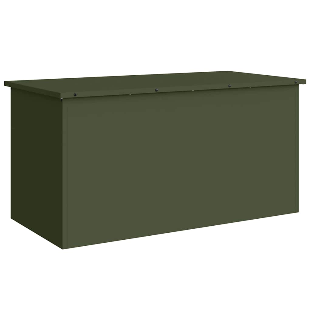 Buitenopslagdoos Olijf Groen 100 x 50,5 x 50 cm Staal is nu te koop bij PeponiXL, paradijselijk wonen!