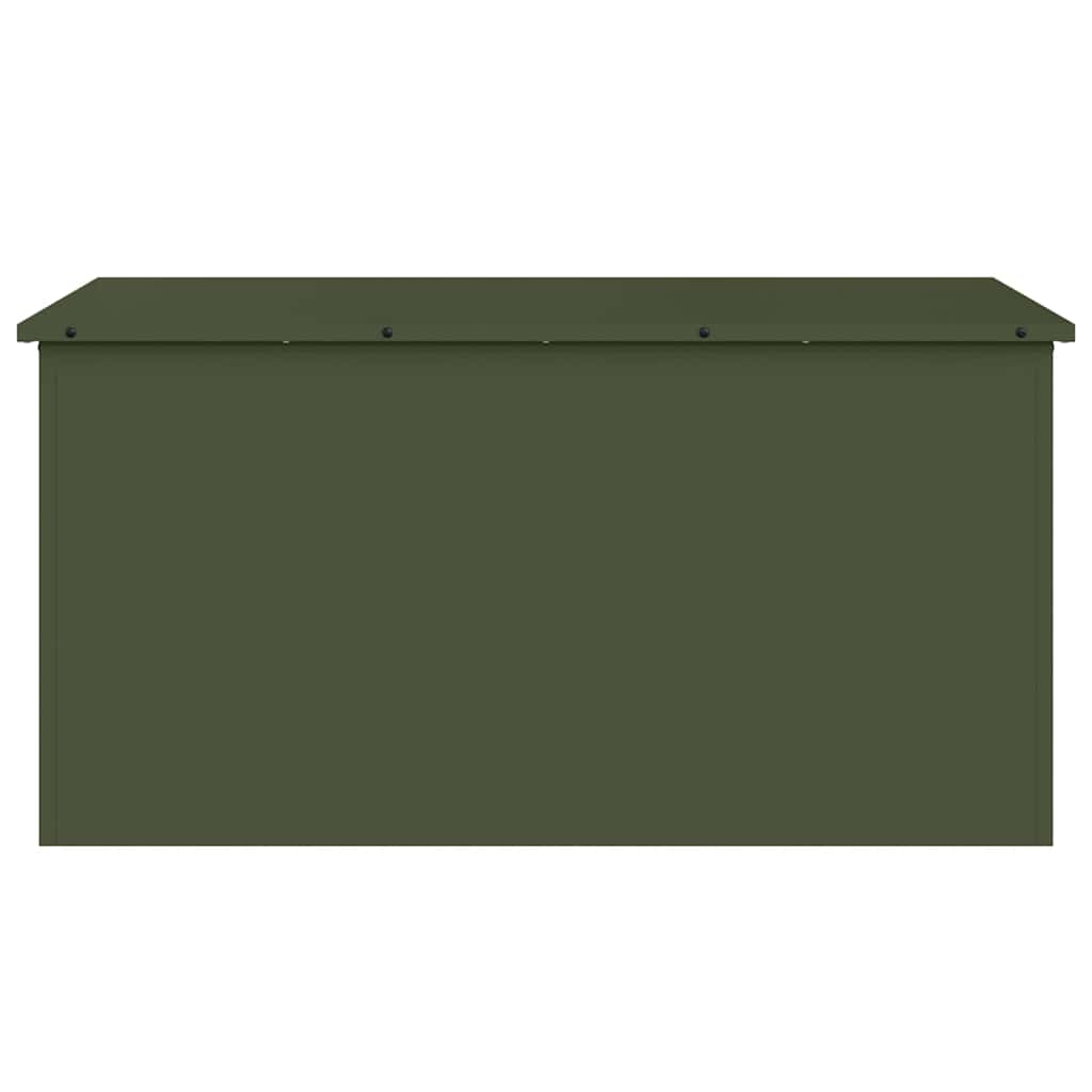 Buitenopslagdoos Olijf Groen 100 x 50,5 x 50 cm Staal is nu te koop bij PeponiXL, paradijselijk wonen!
