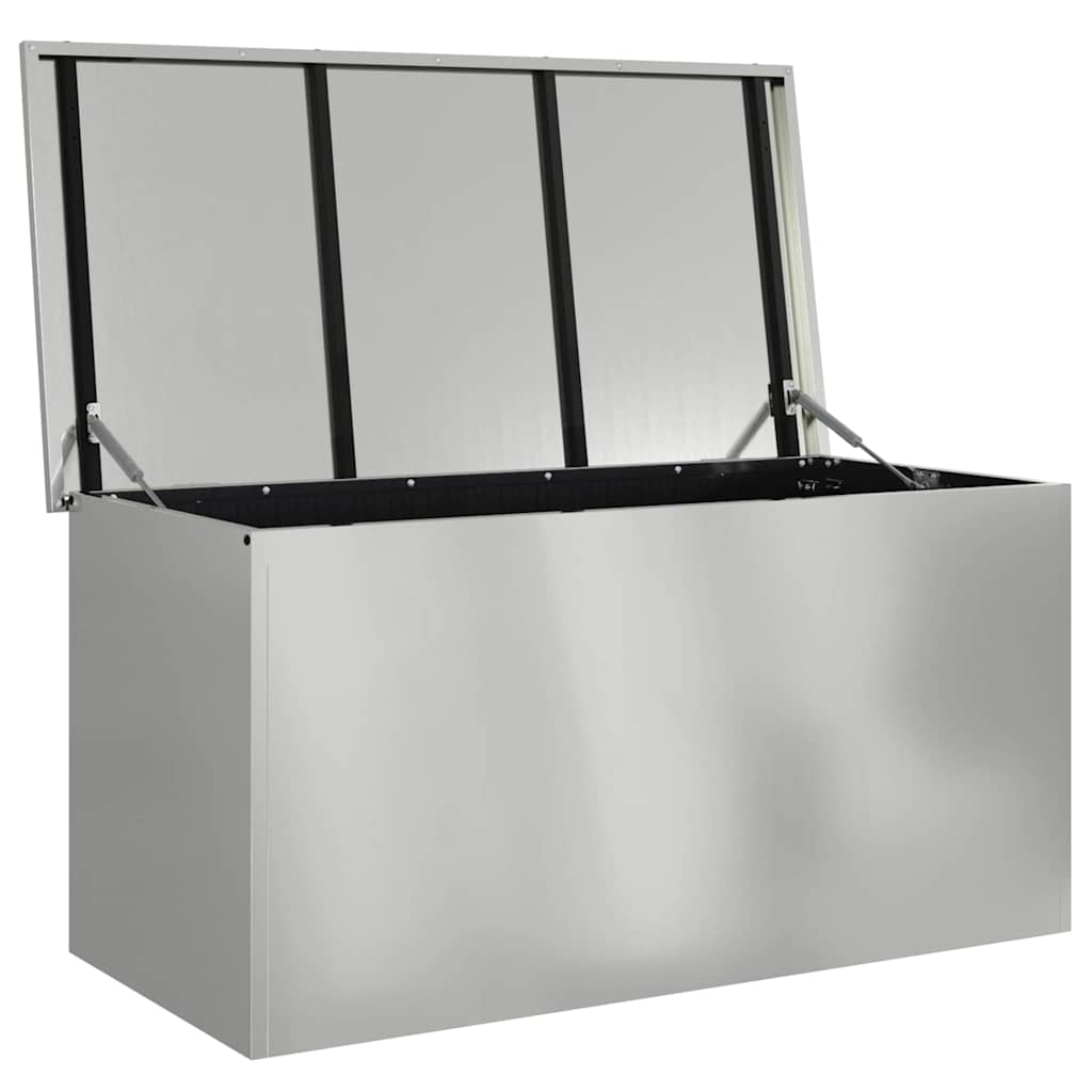 Buitenopslagdoos Zilver 100 x 50,5 x 50 cm Staal is nu te koop bij PeponiXL, paradijselijk wonen!