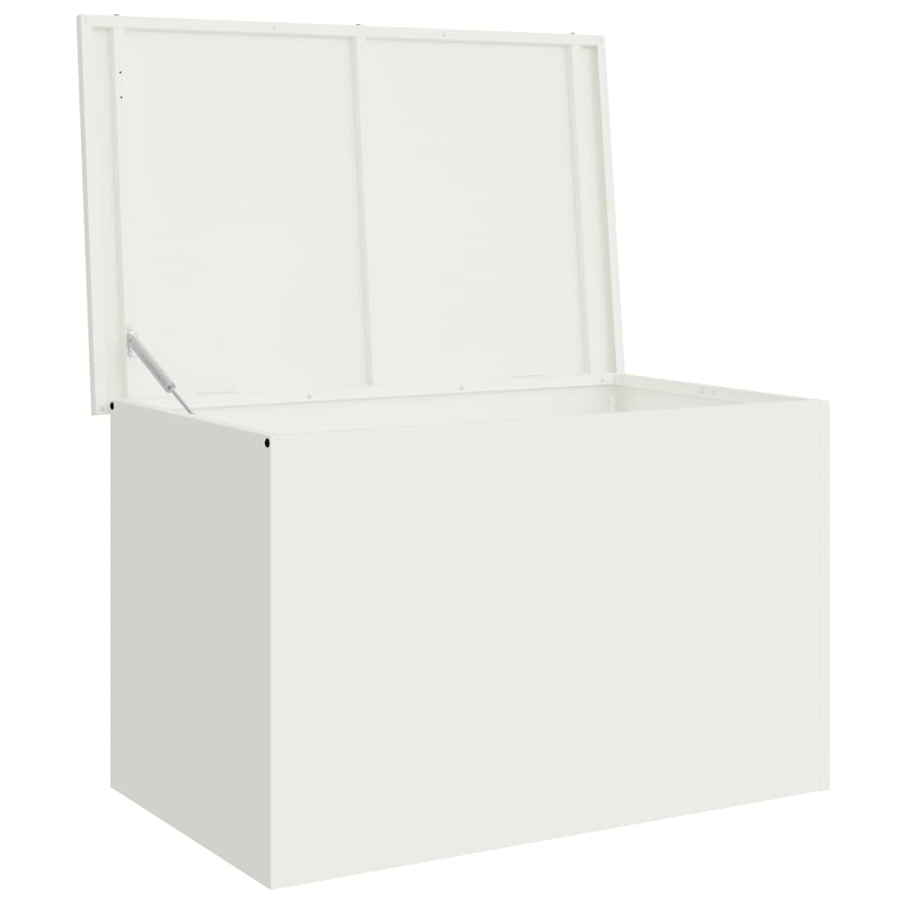 Buitenopslagdoos Wit 80 x 50,5 x 50 cm Staal is nu te koop bij PeponiXL, paradijselijk wonen!