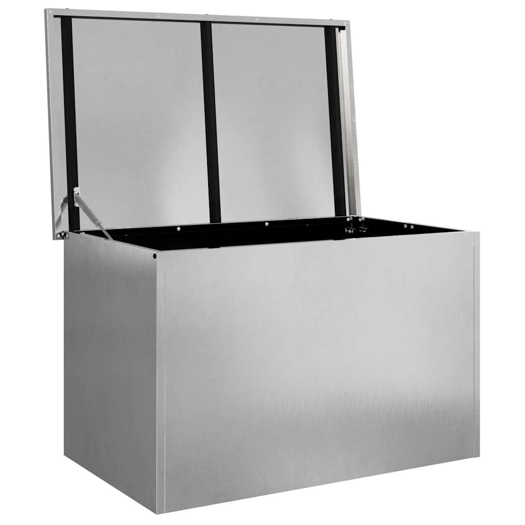 Buitenopslagdoos Zilver 80 x 50,5 x 50 cm Staal is nu te koop bij PeponiXL, paradijselijk wonen!