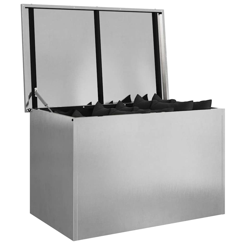 Buitenopslagdoos Zilver 80 x 50,5 x 50 cm Staal is nu te koop bij PeponiXL, paradijselijk wonen!
