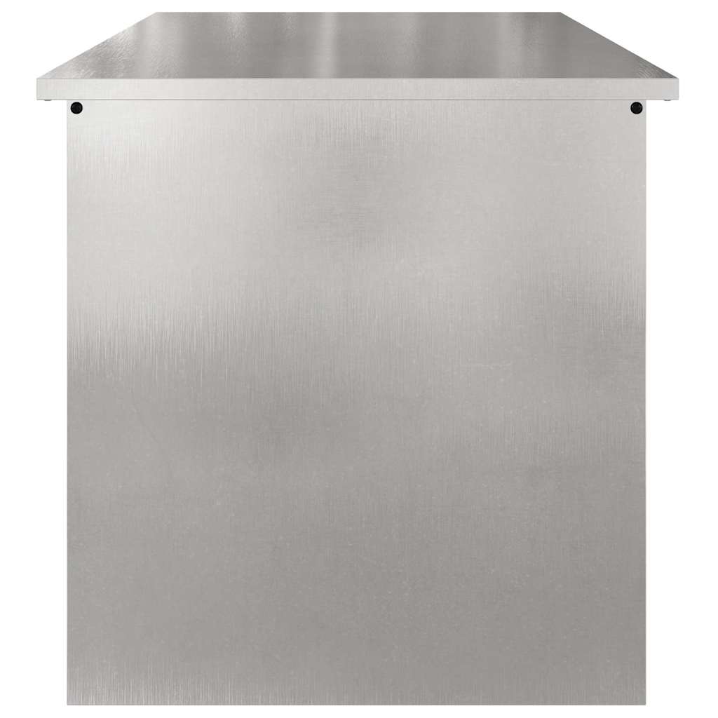 Buitenopslagdoos Zilver 80 x 50,5 x 50 cm Staal is nu te koop bij PeponiXL, paradijselijk wonen!