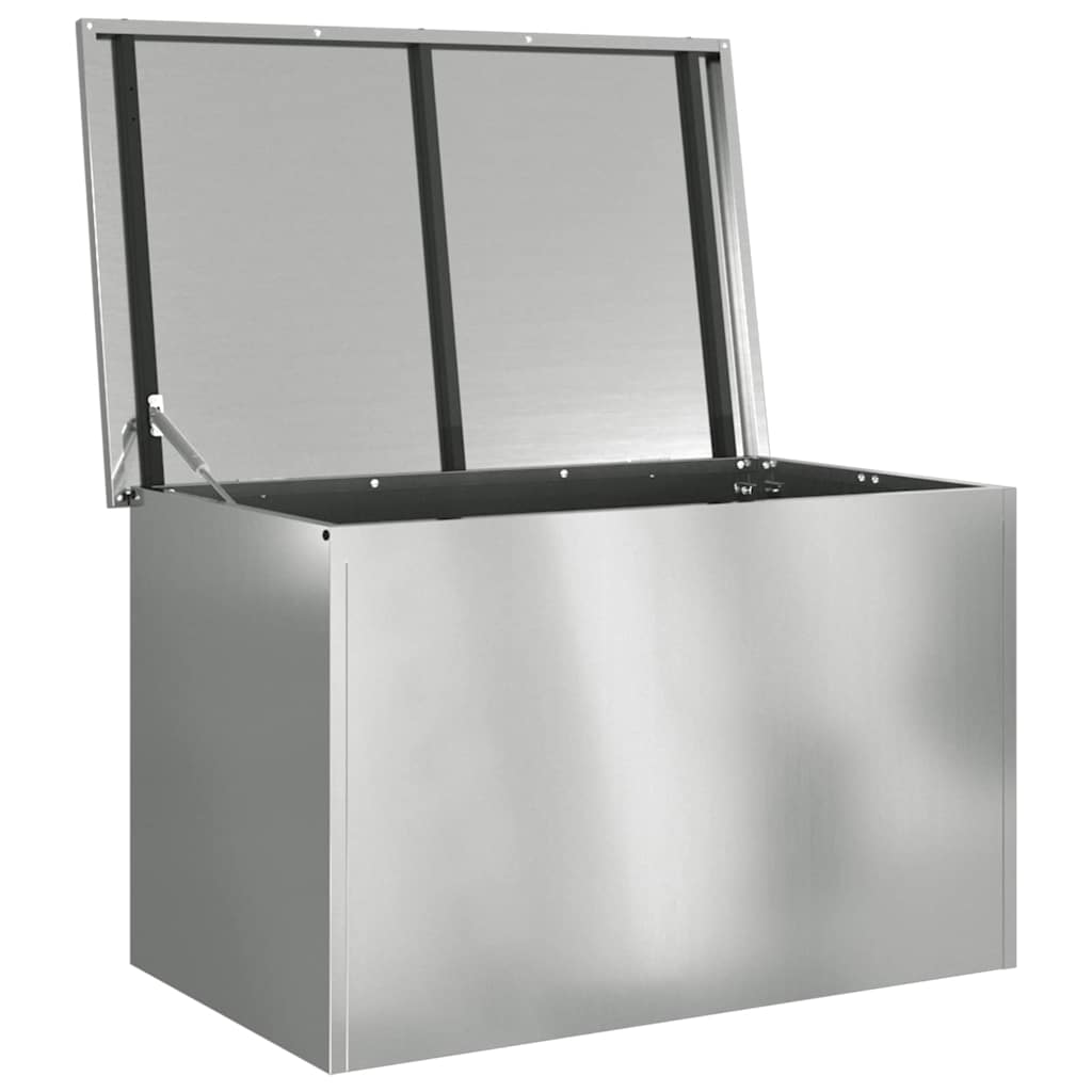 Buitenopslagdoos Zilver 80 x 50,5 x 50 cm Staal is nu te koop bij PeponiXL, paradijselijk wonen!