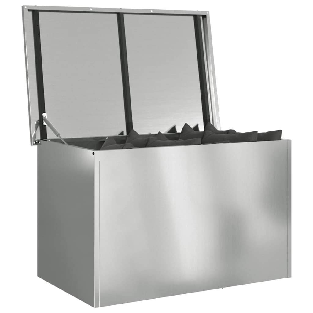 Buitenopslagdoos Zilver 80 x 50,5 x 50 cm Staal is nu te koop bij PeponiXL, paradijselijk wonen!