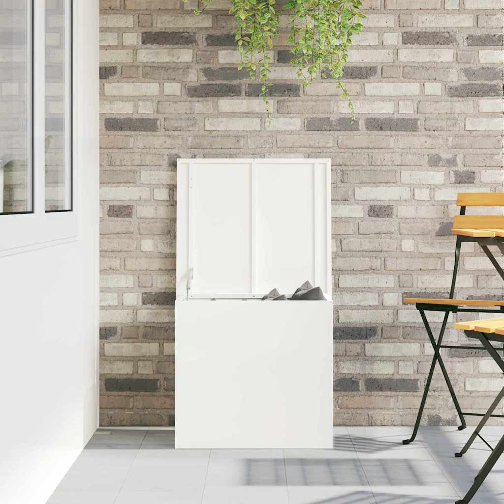 Buitenopslagdoos Wit 55 x 50,5 x 50 cm Staal is nu te koop bij PeponiXL, paradijselijk wonen!