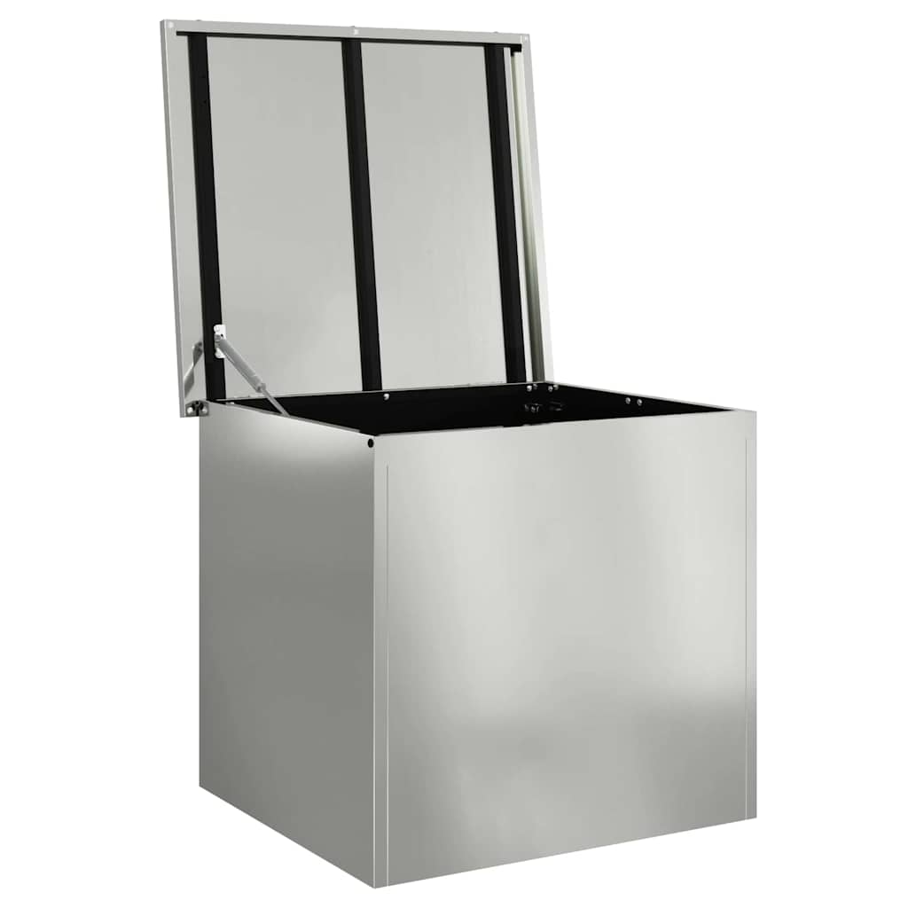 Buitenopslagdoos Zilver 55 x 50,5 x 50 cm Staal is nu te koop bij PeponiXL, paradijselijk wonen!