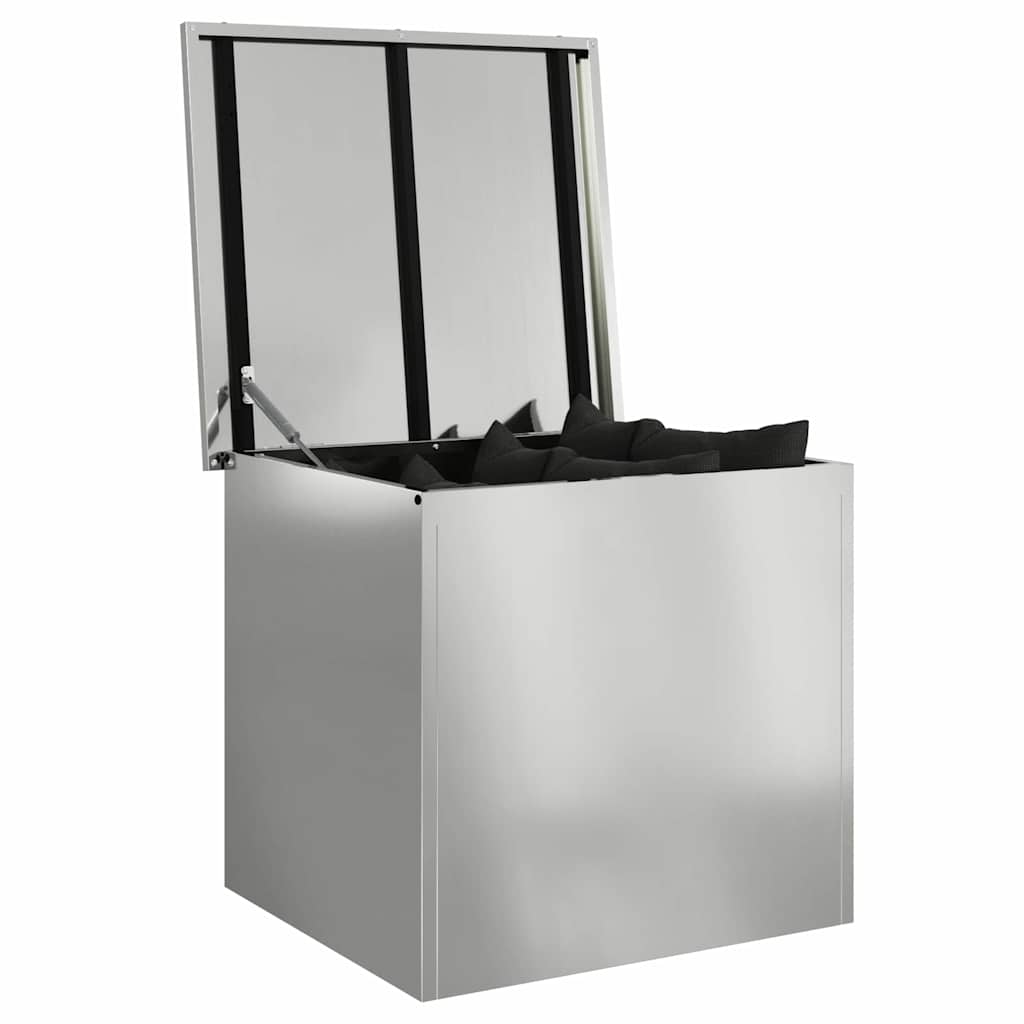 Buitenopslagdoos Zilver 55 x 50,5 x 50 cm Staal is nu te koop bij PeponiXL, paradijselijk wonen!