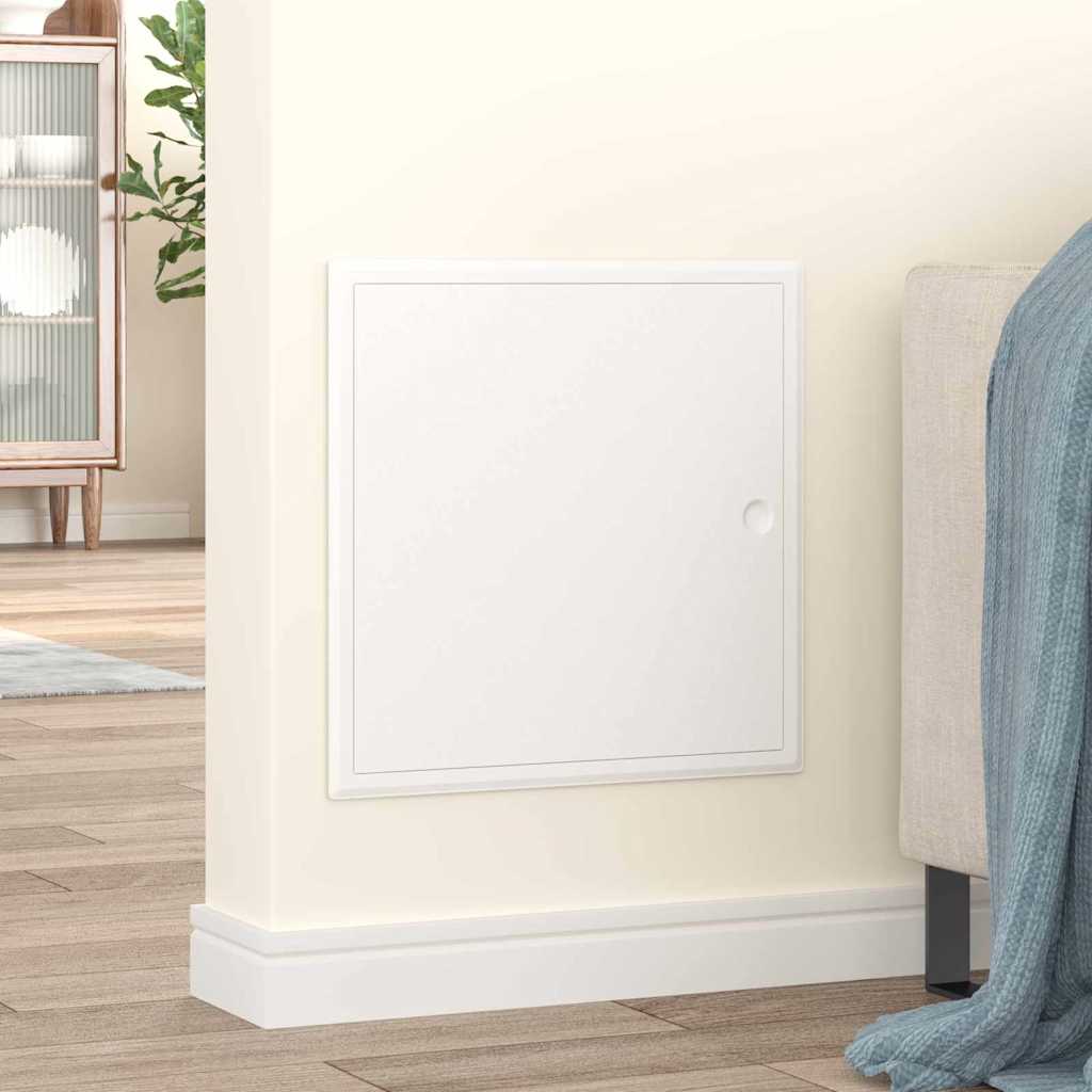 Toegangs paneel Wit 63 x 33 x 3 cm Staal is nu te koop bij PeponiXL, paradijselijk wonen!