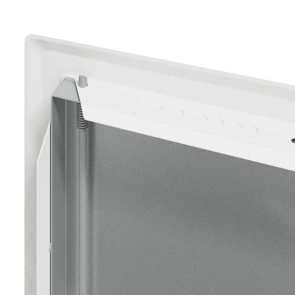 Toegangs paneel Wit 63 x 33 x 3 cm Staal is nu te koop bij PeponiXL, paradijselijk wonen!
