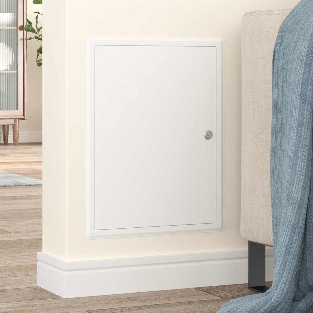 Toegangs paneel Wit 43 x 33 x 3 cm Staal is nu te koop bij PeponiXL, paradijselijk wonen!