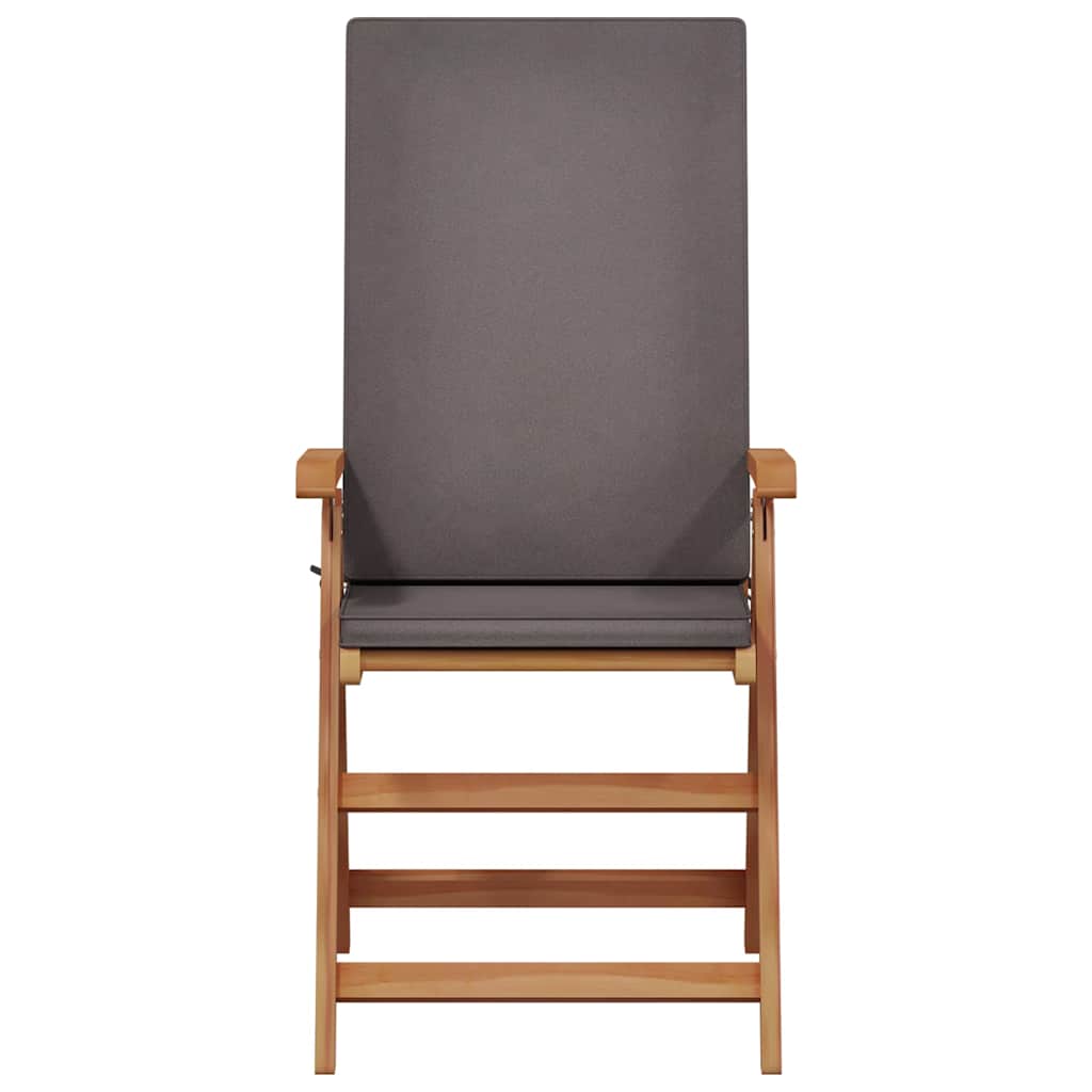 Tuinstoel 8 pcs Bruin en Grijs 57 x 71.5 x 104 cm is nu te koop bij PeponiXL, paradijselijk wonen!