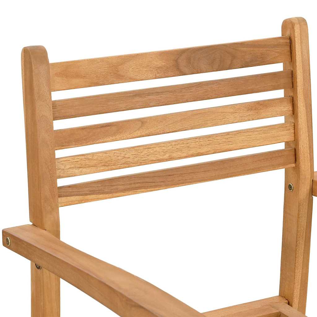 Tuin eettafelset 5 pcs Naturel Massief Acaciahout is nu te koop bij PeponiXL, paradijselijk wonen!
