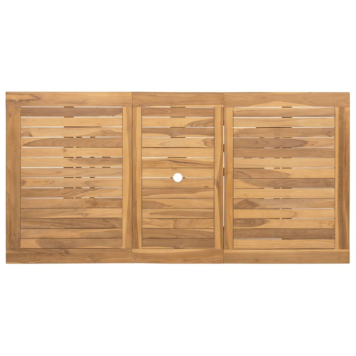 Tuin eettafelset 9 pcs Bruin Massief Teakhout is nu te koop bij PeponiXL, paradijselijk wonen!