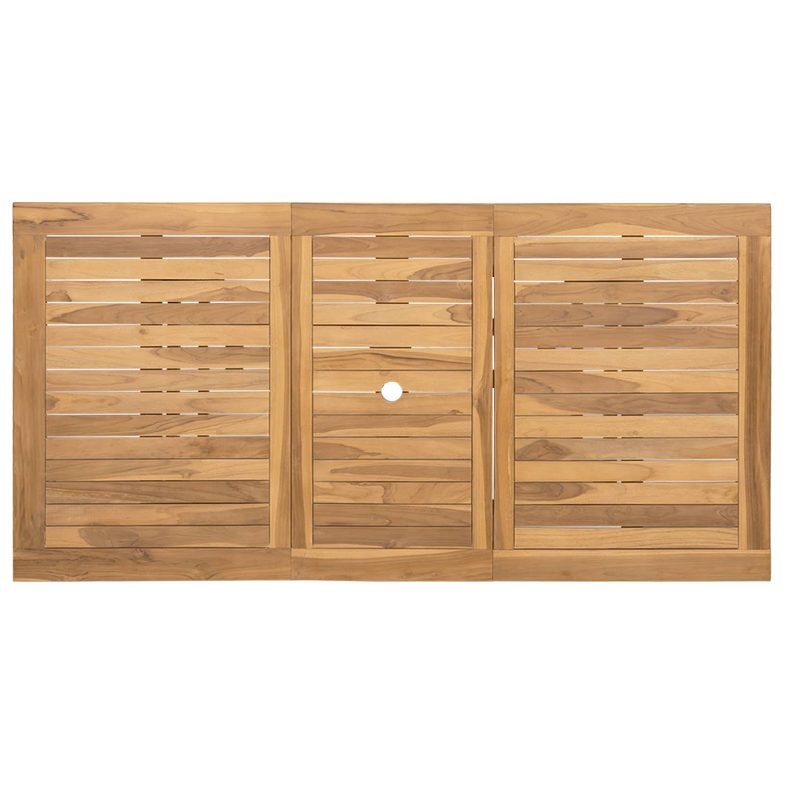 Tuin eettafelset 9 pcs Bruin Massief Teakhout is nu te koop bij PeponiXL, paradijselijk wonen!