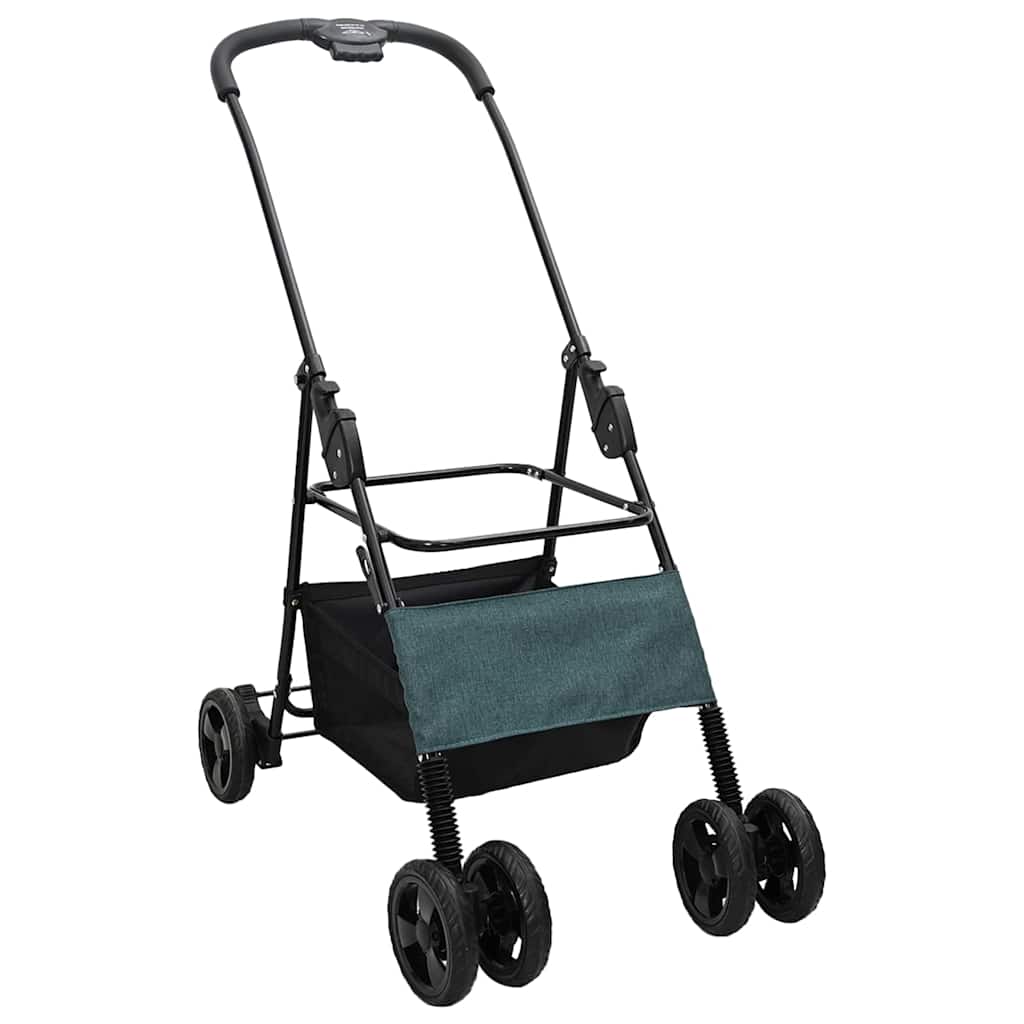 Opvouwbare Huisdierenwagen Verstelbaar Groen 81 x 47 x 99 cm is nu te koop bij PeponiXL, paradijselijk wonen!