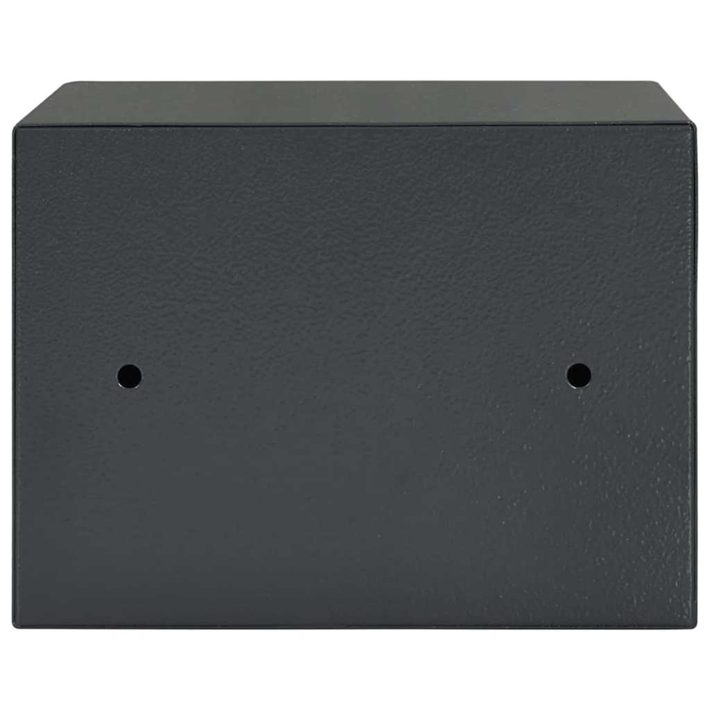 Kluisdoos met slot Donkergrijs 23 x 17 x 17 cm Staal is nu te koop bij PeponiXL, paradijselijk wonen!