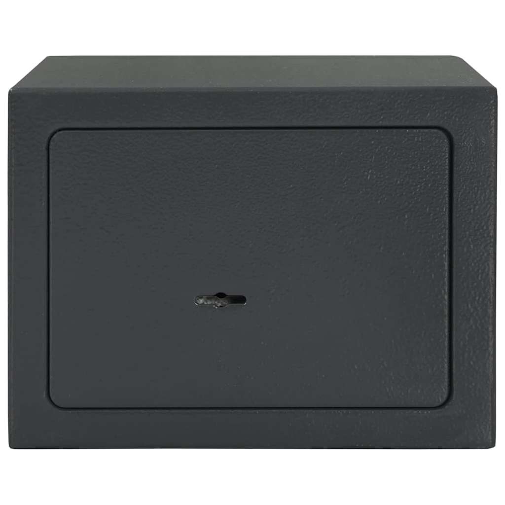 Kluisdoos met slot Donkergrijs 23 x 17 x 17 cm Staal is nu te koop bij PeponiXL, paradijselijk wonen!