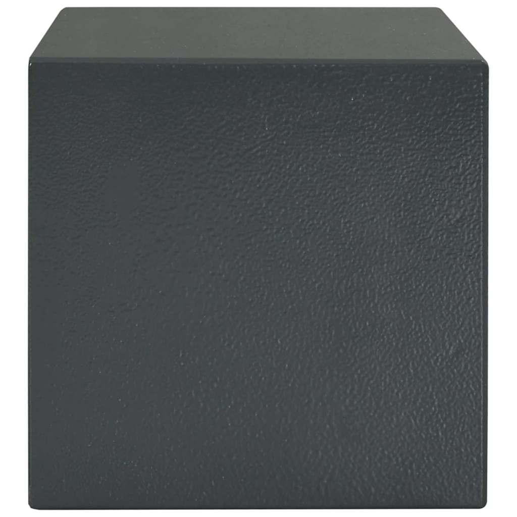 Kluisdoos met slot Donkergrijs 23 x 17 x 17 cm Staal is nu te koop bij PeponiXL, paradijselijk wonen!