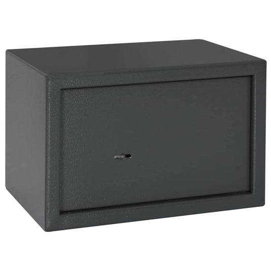 Kluisdoos met slot Donkergrijs 31 x 20 x 20 cm Staal is nu te koop bij PeponiXL, paradijselijk wonen!