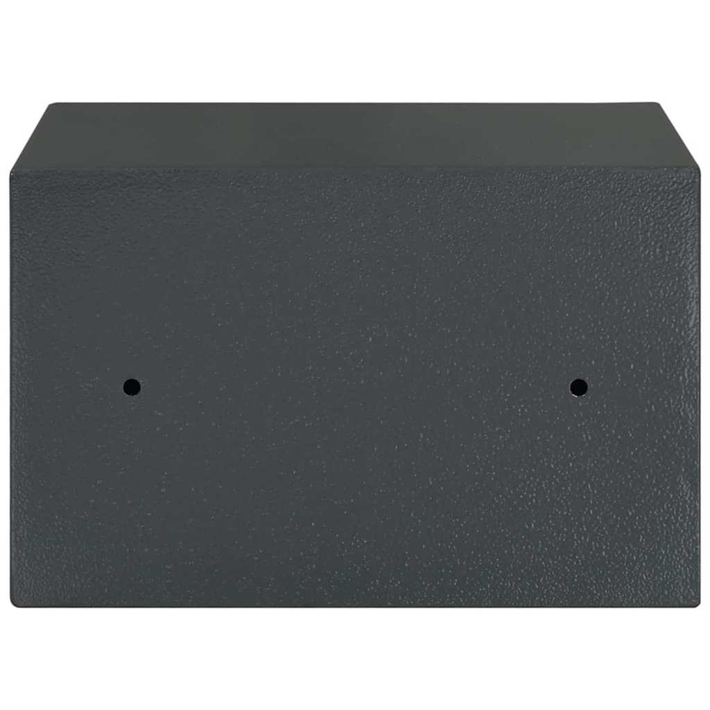 Kluisdoos met slot Donkergrijs 31 x 20 x 20 cm Staal is nu te koop bij PeponiXL, paradijselijk wonen!