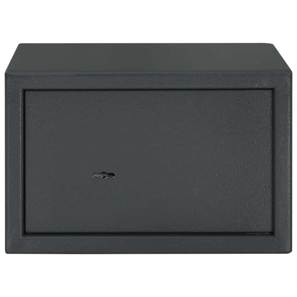 Kluisdoos met slot Donkergrijs 31 x 20 x 20 cm Staal is nu te koop bij PeponiXL, paradijselijk wonen!