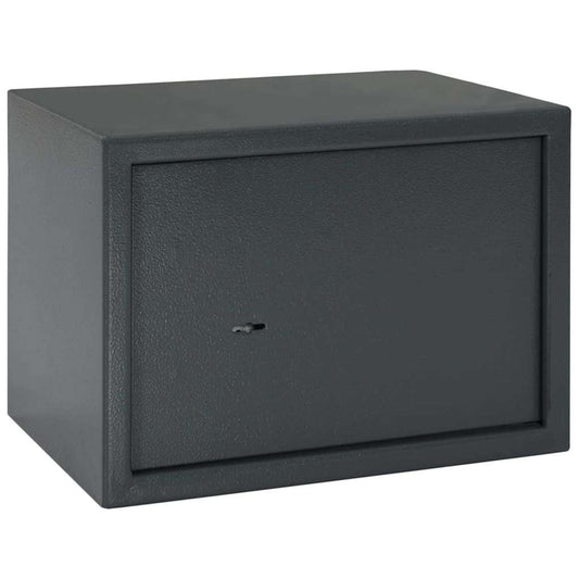Kluisdoos met slot Donkergrijs 35 x 25 x 25 cm Staal is nu te koop bij PeponiXL, paradijselijk wonen!