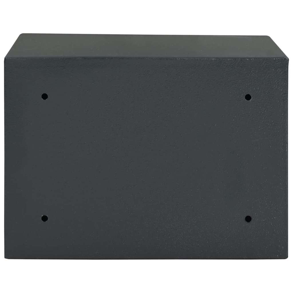 Kluisdoos met slot Donkergrijs 35 x 25 x 25 cm Staal is nu te koop bij PeponiXL, paradijselijk wonen!