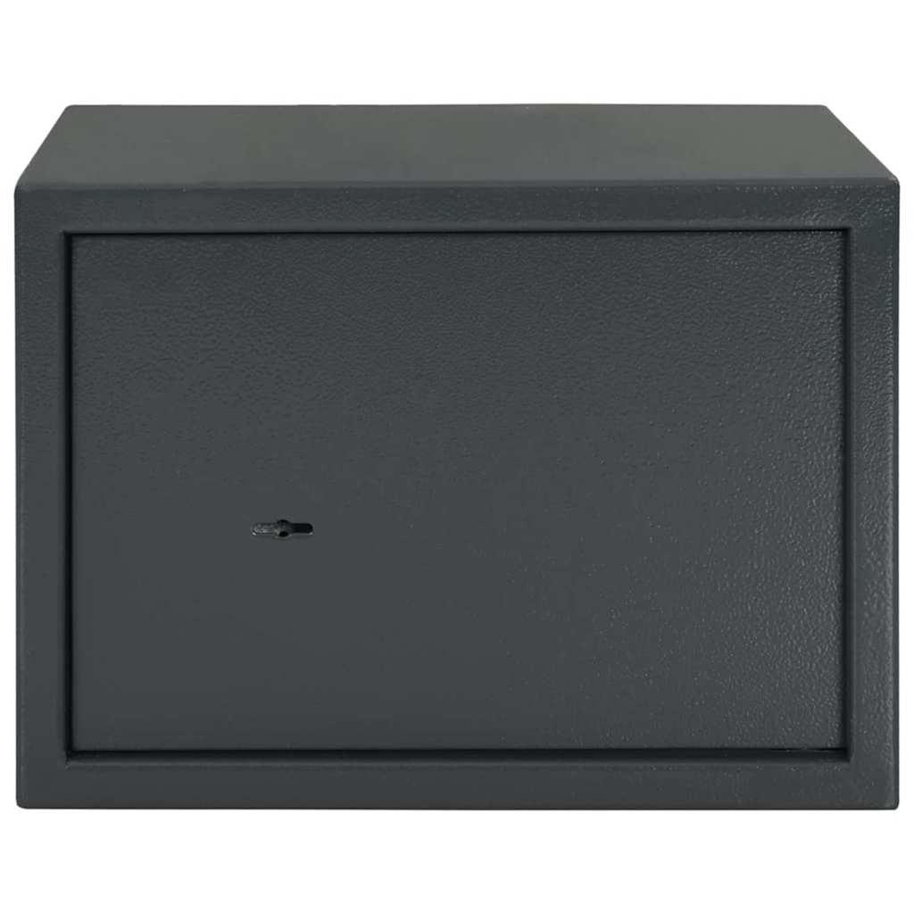Kluisdoos met slot Donkergrijs 35 x 25 x 25 cm Staal is nu te koop bij PeponiXL, paradijselijk wonen!