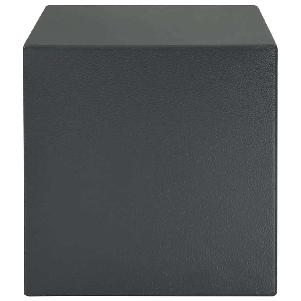 Kluisdoos met slot Donkergrijs 35 x 25 x 25 cm Staal is nu te koop bij PeponiXL, paradijselijk wonen!