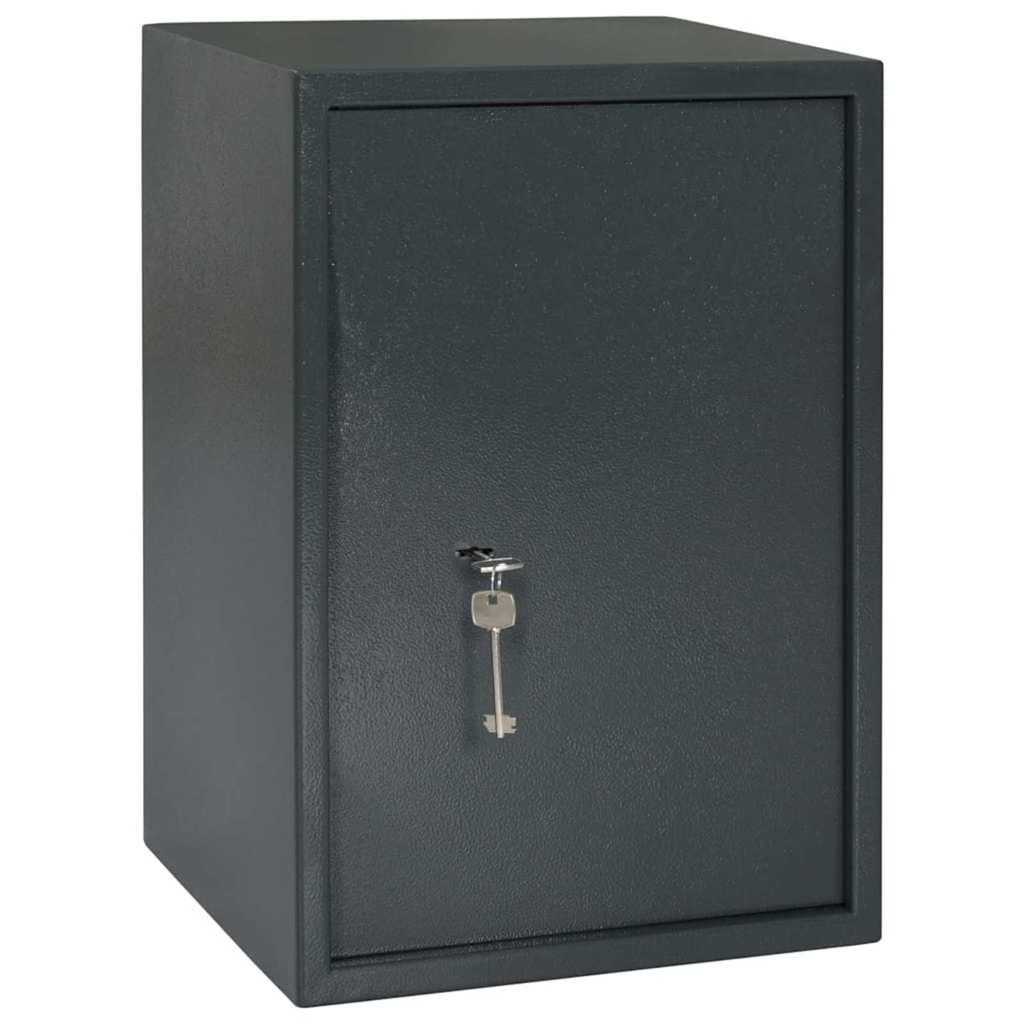 Kluisdoos met slot Donkergrijs 35 x 31 x 50 cm Staal is nu te koop bij PeponiXL, paradijselijk wonen!