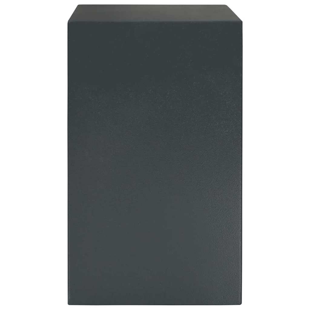 Kluisdoos met slot Donkergrijs 35 x 31 x 50 cm Staal is nu te koop bij PeponiXL, paradijselijk wonen!
