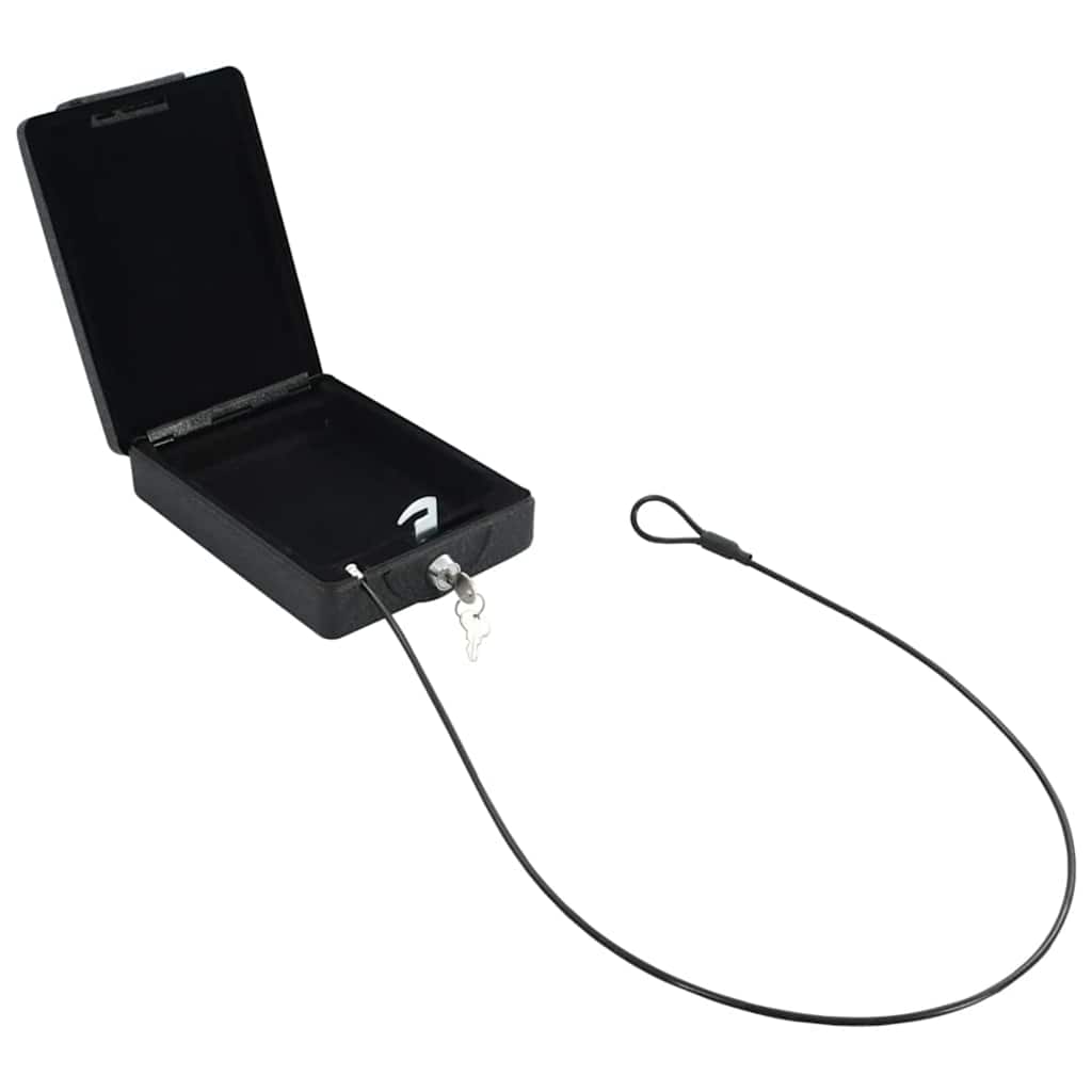Auto Safe met slot Zwart 22 x 16 x 7 cm Staal is nu te koop bij PeponiXL, paradijselijk wonen!