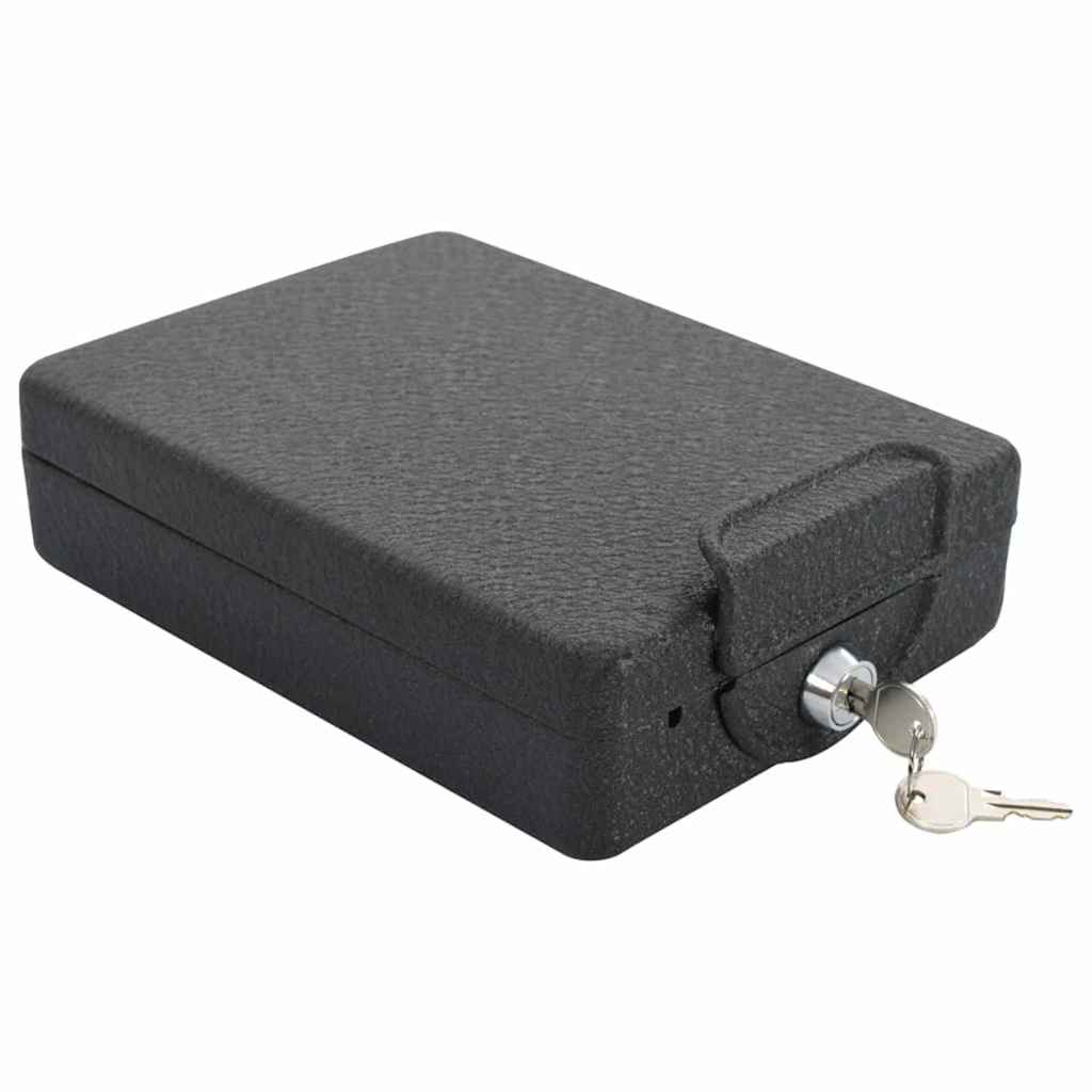 Auto Safe met slot Zwart 22 x 16 x 7 cm Staal is nu te koop bij PeponiXL, paradijselijk wonen!